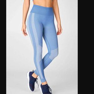 High-Waisted Seamless Check Legging